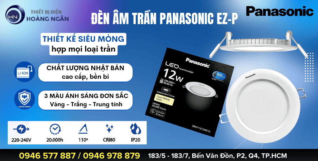 Đèn Âm Trần Panasonic EZ-P