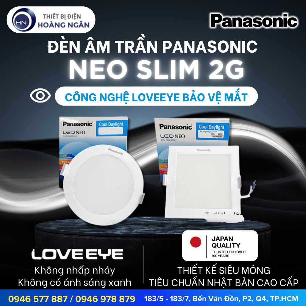 Đèn Âm Trần Panasonic Neo Slim 2G