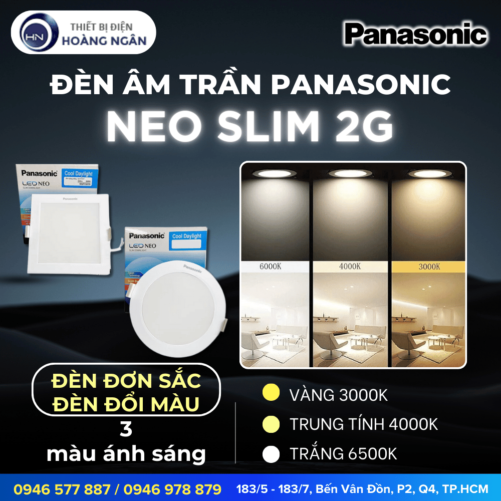 Đèn Âm Trần Panasonic Neo Slim 2G
