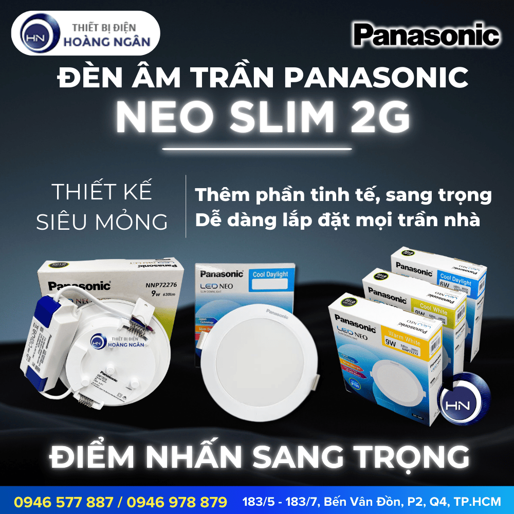 Đèn Âm Trần Panasonic Neo Slim 2G