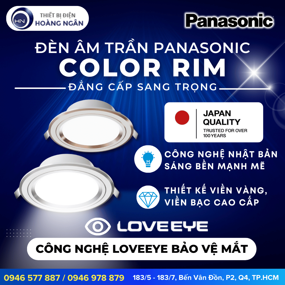 Đèn Âm Trần Panasonic Color Rim