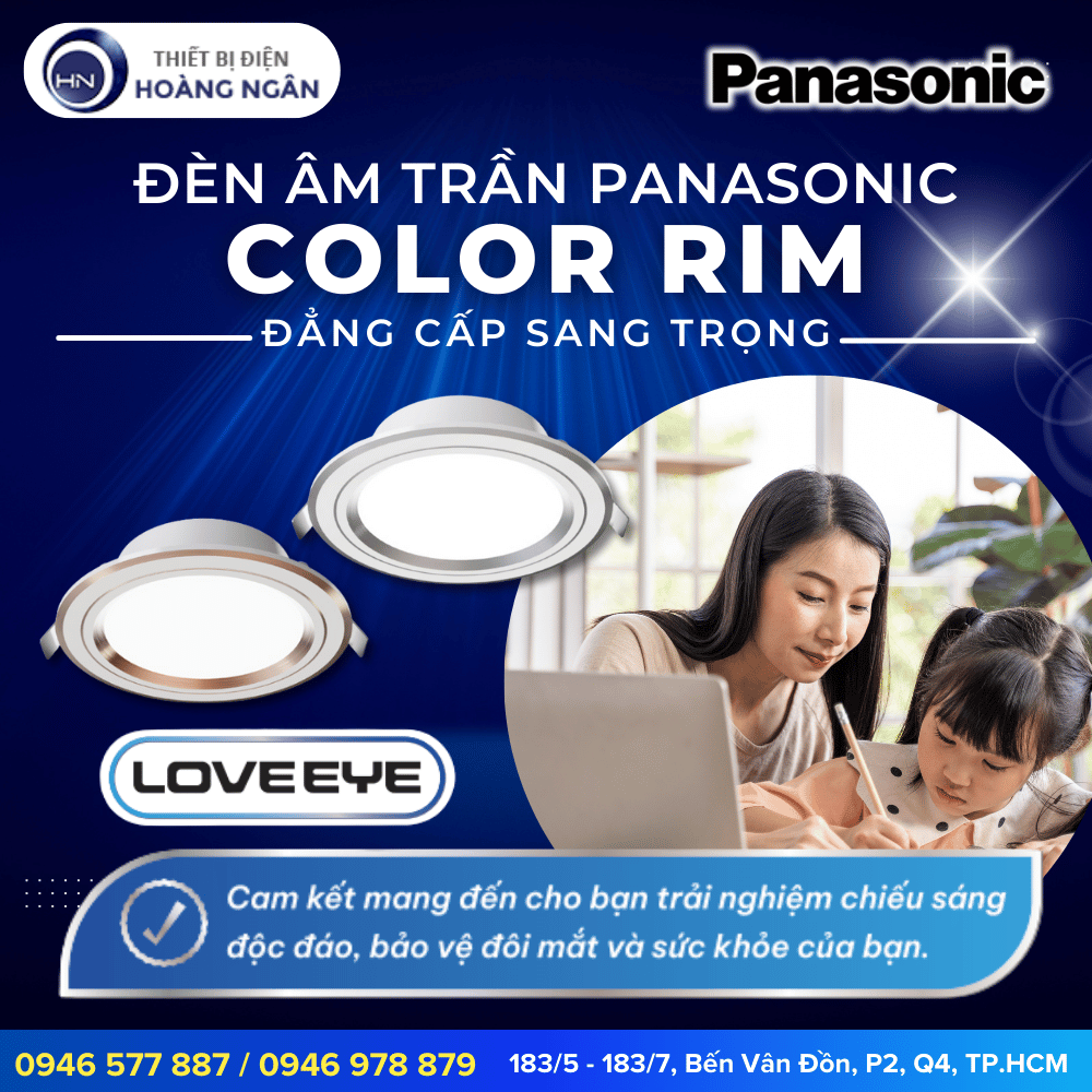 Đèn Âm Trần Panasonic Color Rim