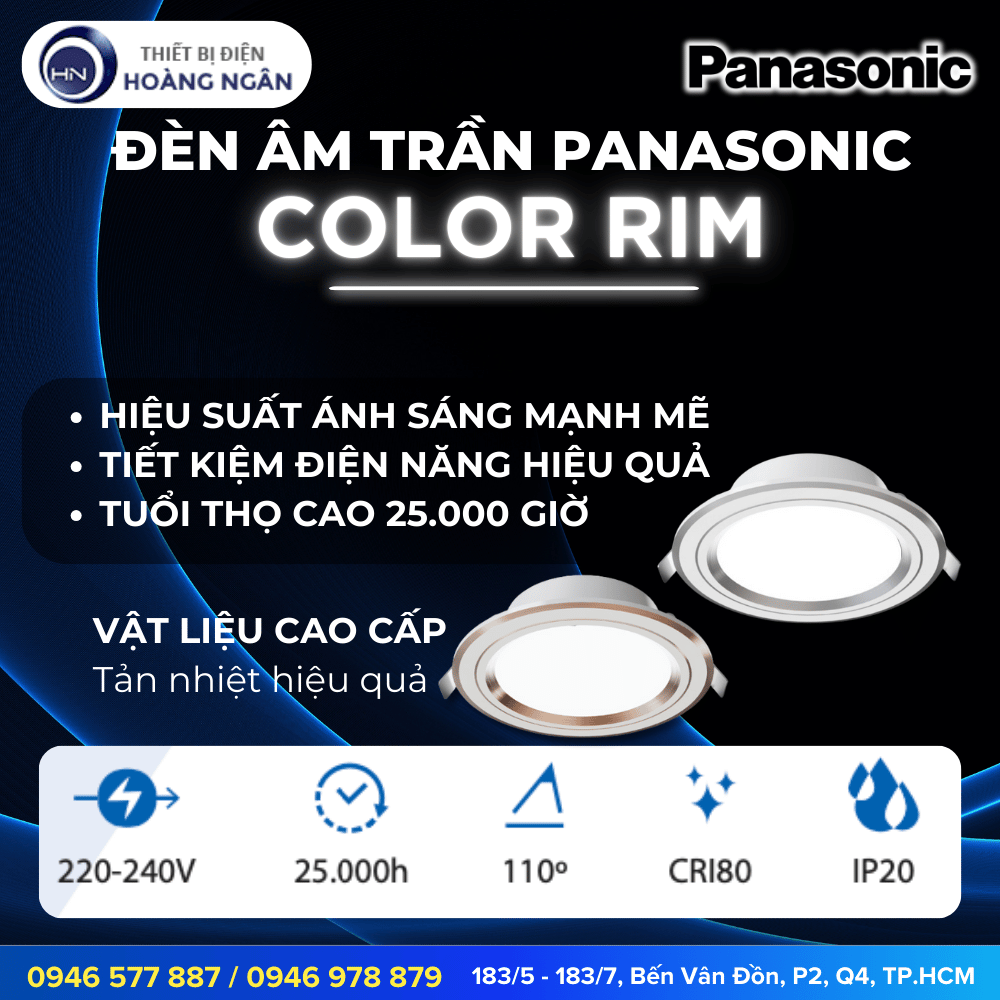 Thông số kỹ thuật Đèn Panasonic