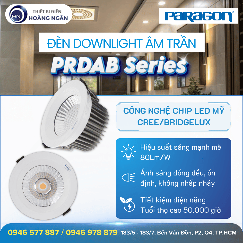 Đèn Âm Trần Paragon PRDAB Series