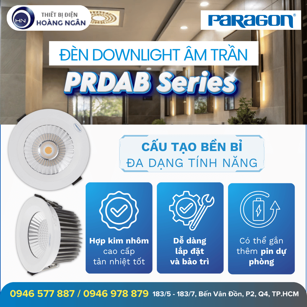 Đèn Âm Trần Paragon PRDAB Series