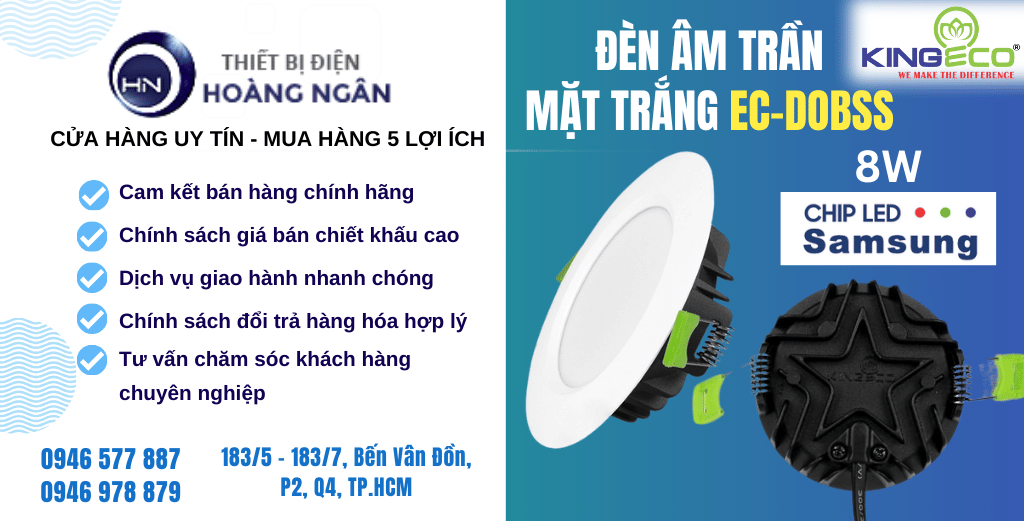 Đèn Âm Trần Thạch Cao KingEco EC-DOBSS Series