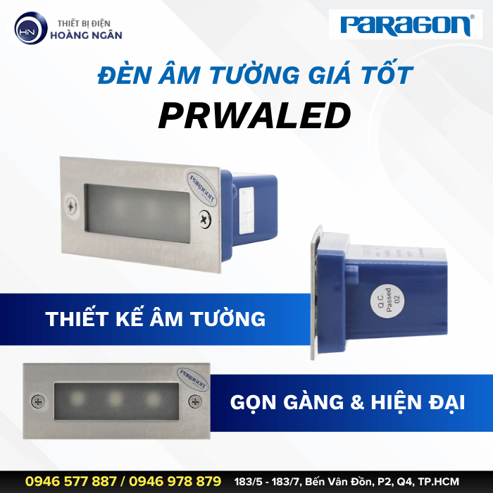 Đèn Âm Tường Giá Tốt Paragon PRWALED