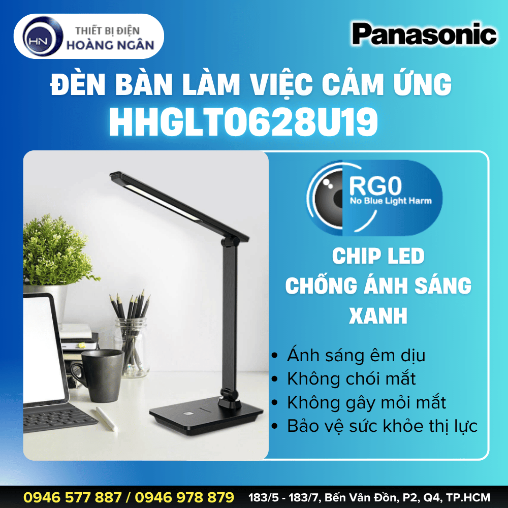 Đèn Bàn Chống Cận Thị Panasonic HHGLT0628U19, HHGLT0629U19