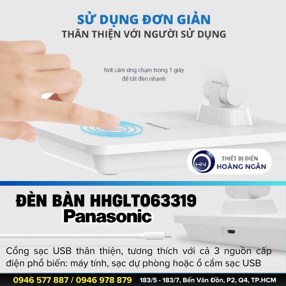 Đèn Bàn Chống Cận Thị Panasonic HHGLT0628U19, HHGLT0629U19
