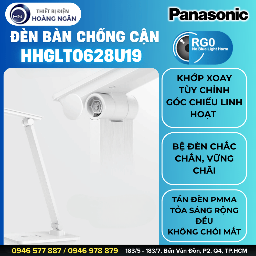 Đèn Bàn Chống Cận Thị Panasonic HHGLT0628U19, HHGLT0629U19