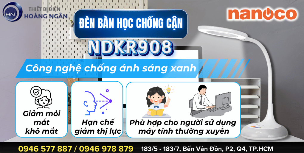 Đèn Bàn Học Chống Cận NDKR908 Nanoco