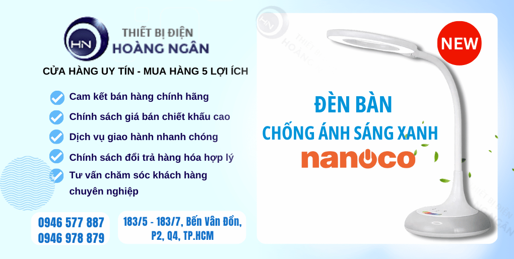 Đèn Bàn Học Chống Cận NDKR908 Nanoco