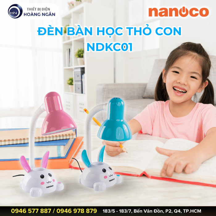 Đèn Bàn Học Sinh Nanoco NDKC01
