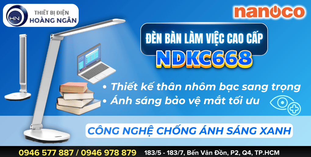 Đèn Bàn Làm Việc Cao Cấp Nanoco NDKC668