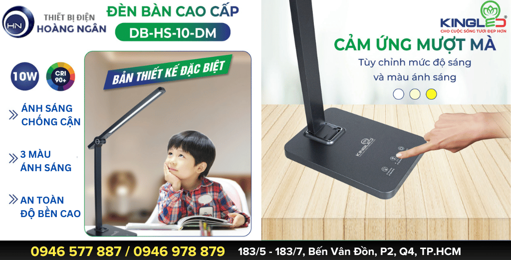 Đèn Bàn Học Chống Cận Thị DB Series KingLED