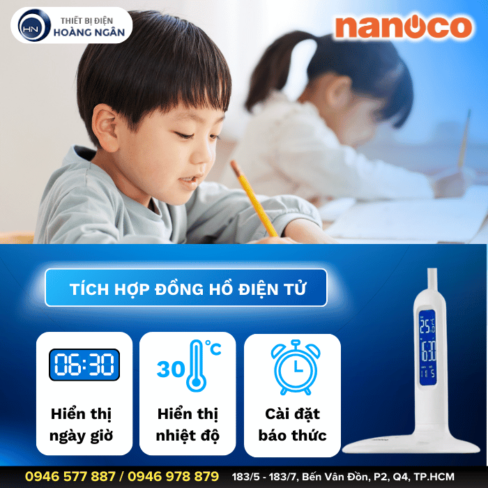 Đèn Bàn LED Chống Ánh Sáng Xanh NDKR478 Nanoco