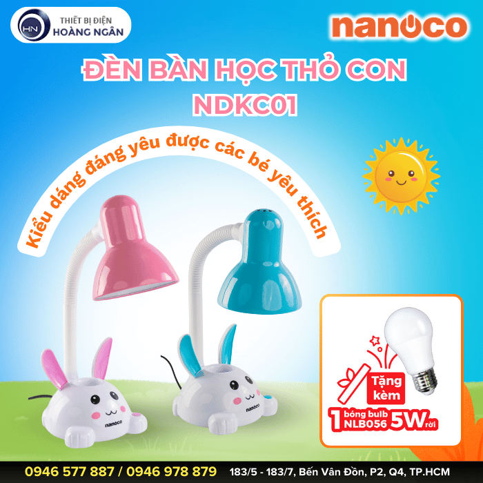 Đèn Bàn NDKC01P Nanoco