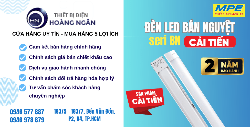 Đèn Bán Nguyệt MPE Seri BN Cải Tiến