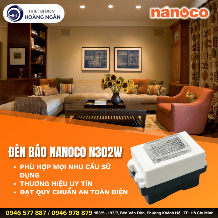 Đèn Báo N302W Nanoco