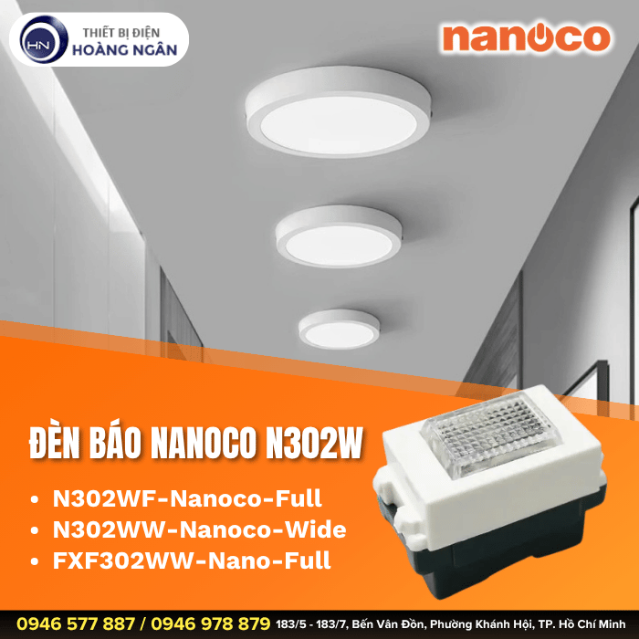 Đèn Báo N302W Nanoco