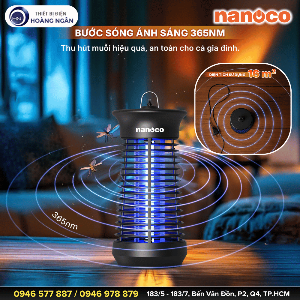 Đèn Bắt Muỗi Thông Minh Nanoco 