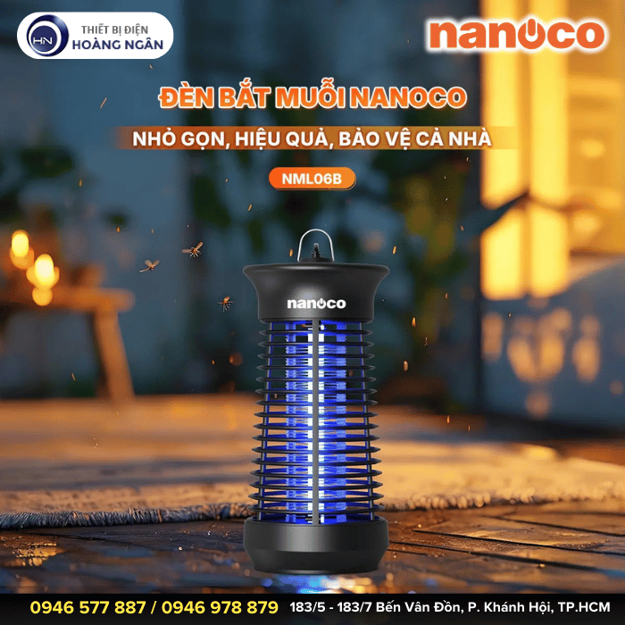 Đèn Bắt Muỗi Thông Minh Nanoco