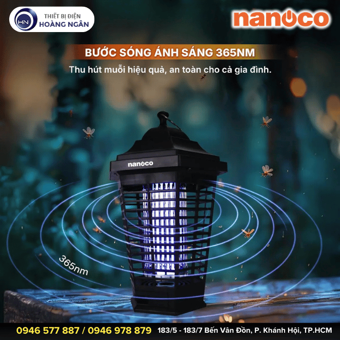 Đèn Bắt Muỗi Thông Minh Nanoco