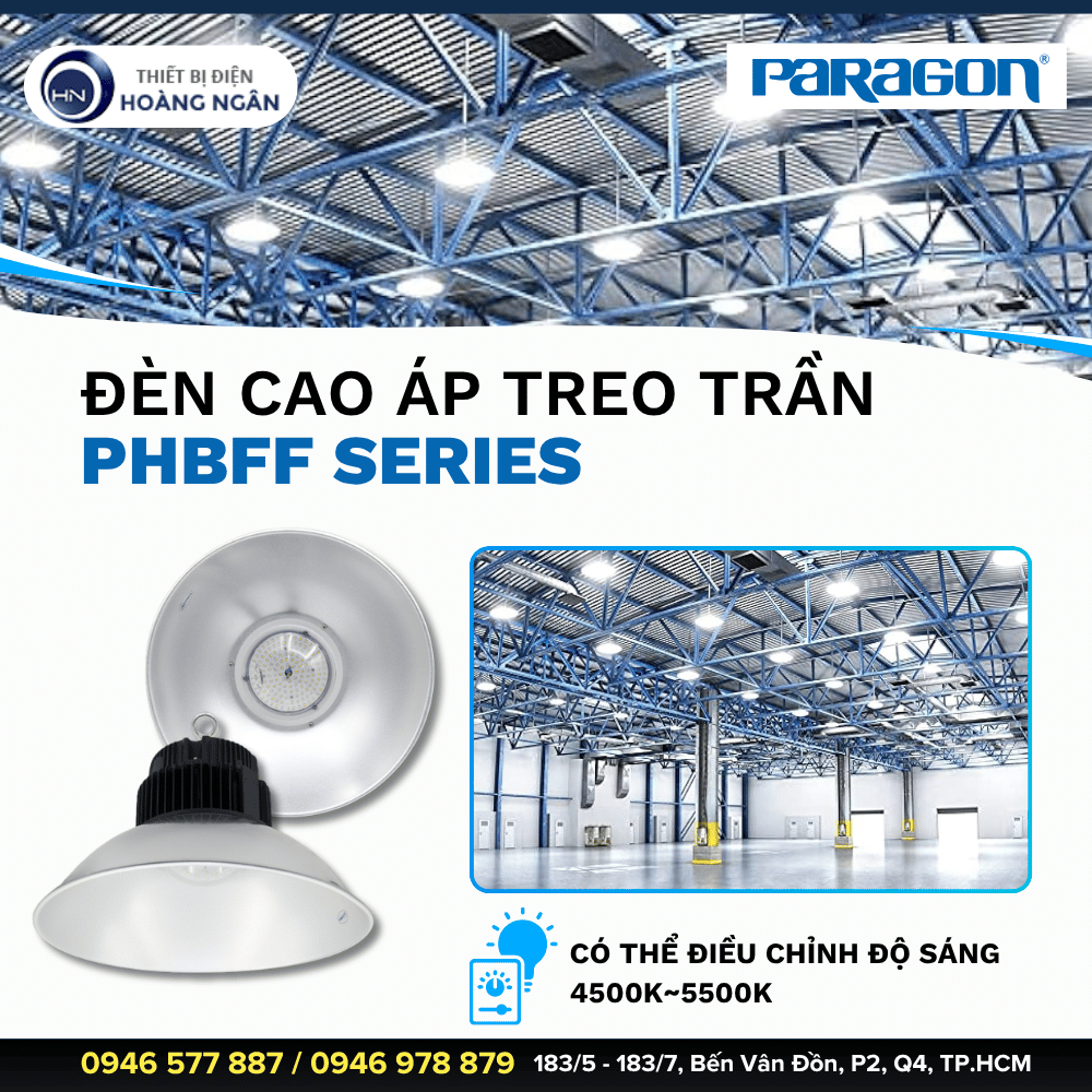 Đèn Cao Áp Nhà Xưởng Paragon PHBFF Series