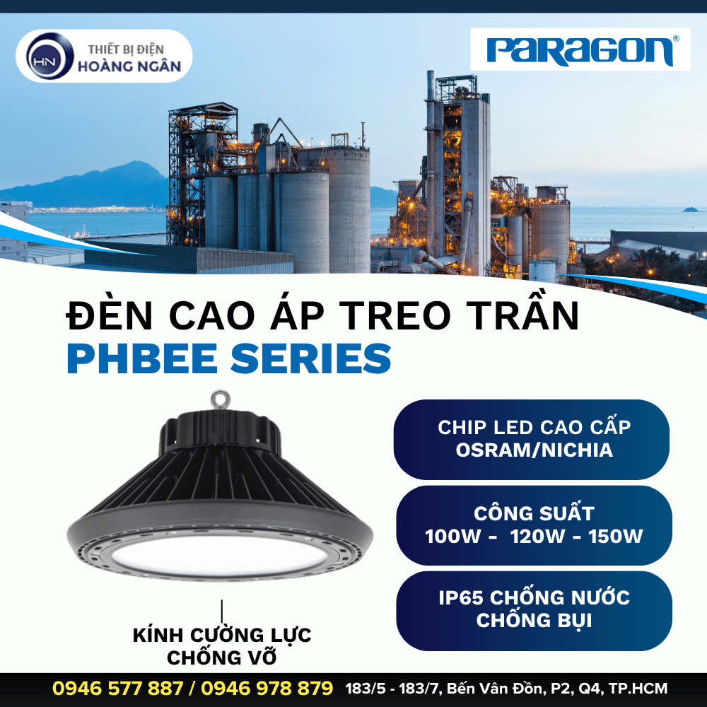 Đèn Cao Áp Treo Trần Paragon PHBEE Series