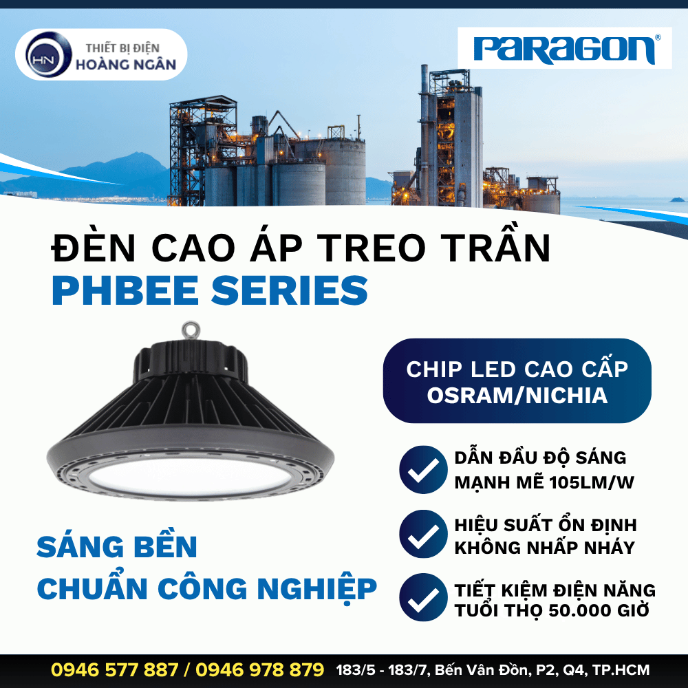 Đèn Cao Áp Treo Trần Paragon PHBEE Series