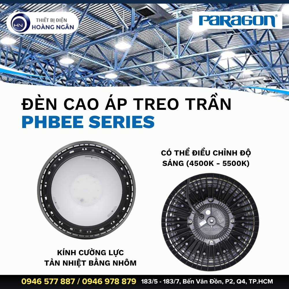 Đèn Cao Áp Treo Trần Paragon PHBEE Series