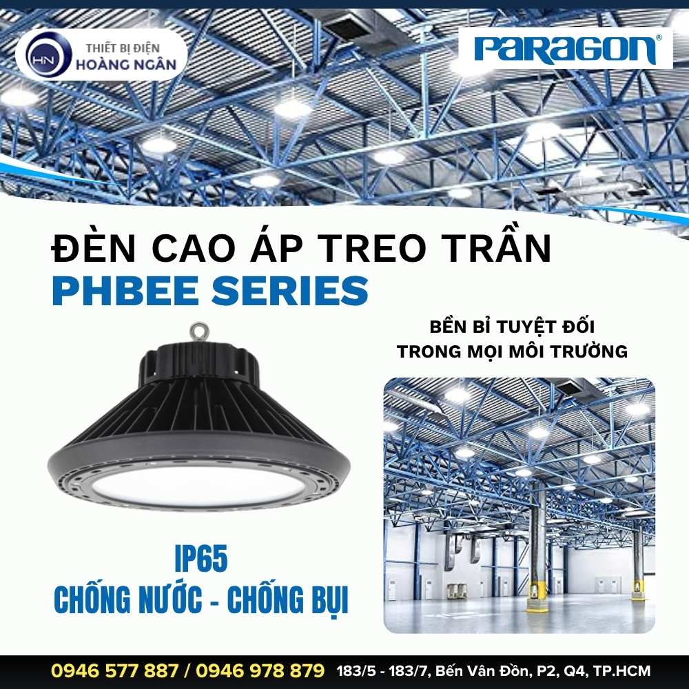 Đèn Cao Áp Treo Trần Paragon PHBEE Series