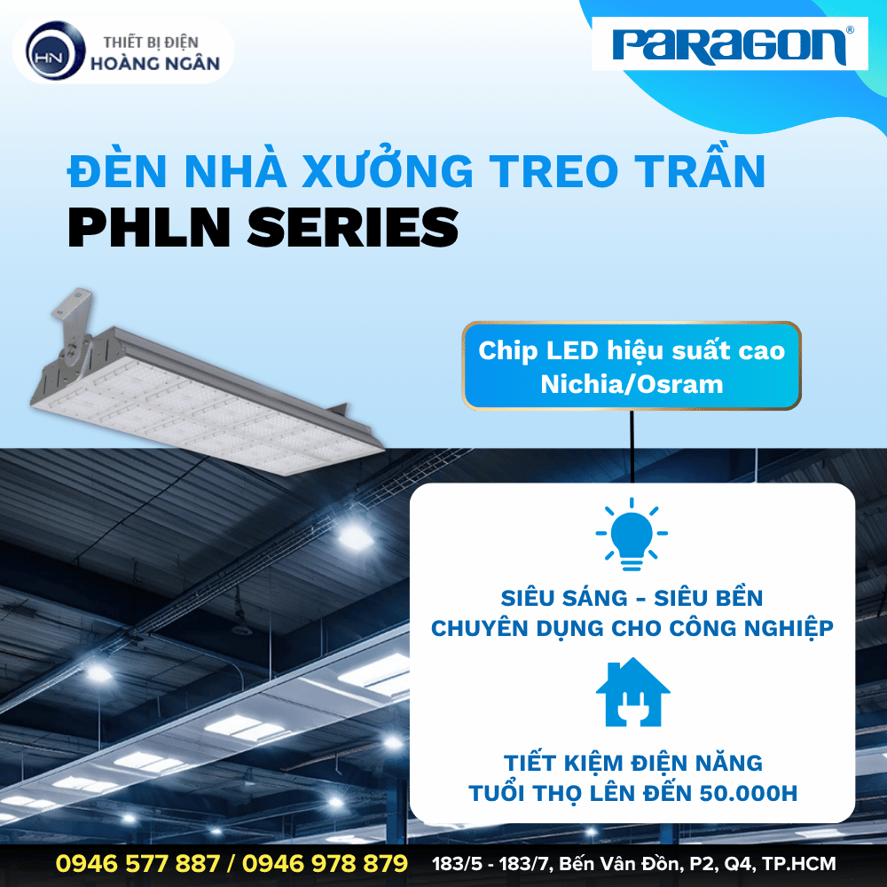 Đèn Cao Áp Treo Trần Paragon PHLN Series