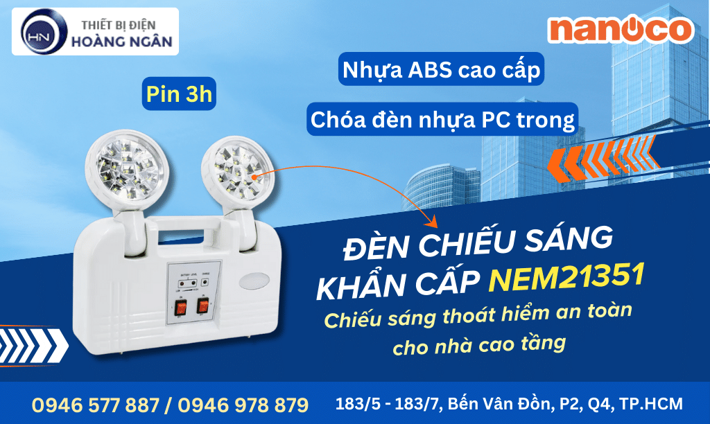 Đèn Chiếu Sáng Khẩn Cấp Nanoco NEM21351