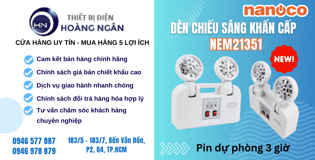 Đèn Chiếu Sáng Khẩn Cấp Nanoco NEM21351