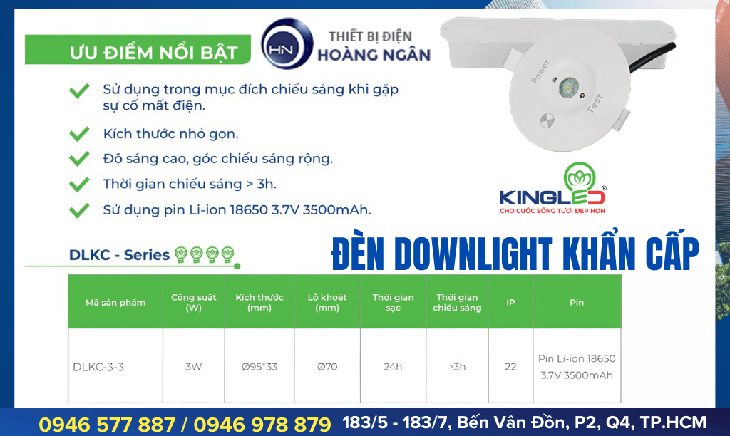 Đèn Chiếu Sáng Khẩn Cấp DLKC Series