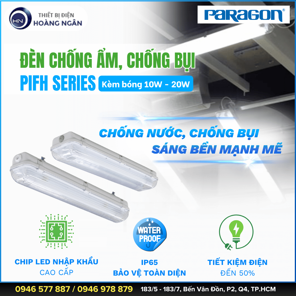 Đèn Chống Nước, Chống Bụi Paragon PIFH Series