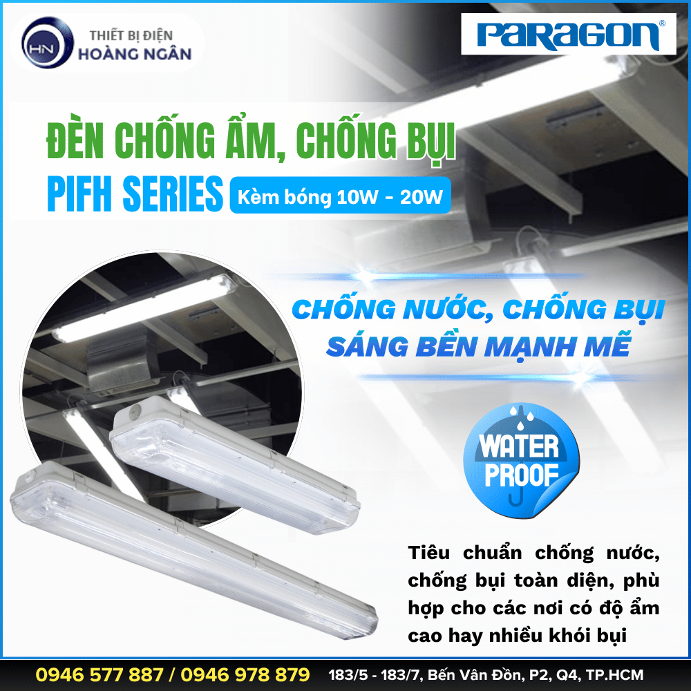Đèn Chống Nước, Chống Bụi Paragon PIFH Series