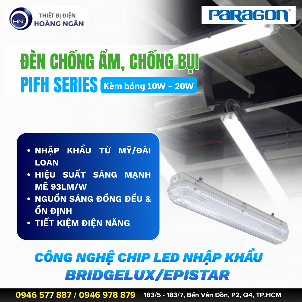Đèn Chống Nước, Chống Bụi Paragon PIFH Series