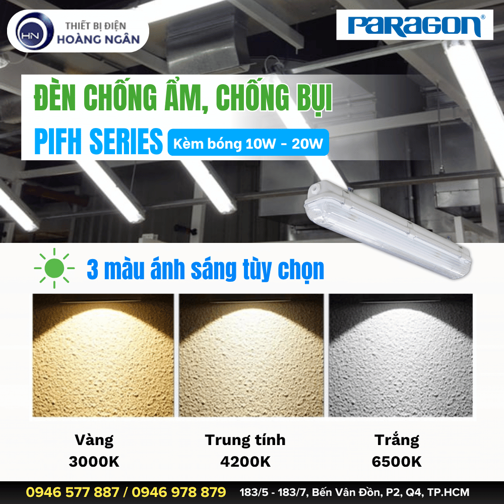 Đèn Chống Nước, Chống Bụi Paragon PIFH Series
