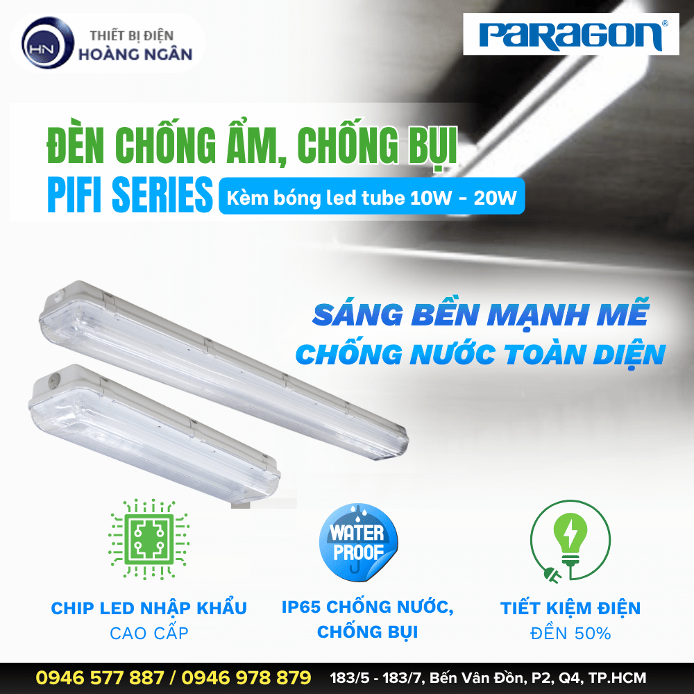 Đèn Chống Thấm, Chống Bụi Paragon PIFI Series