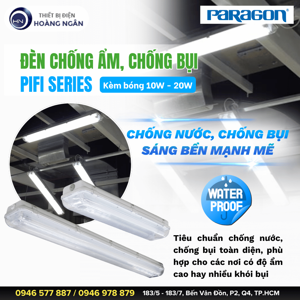 Đèn Chống Thấm, Chống Bụi Paragon PIFI Series