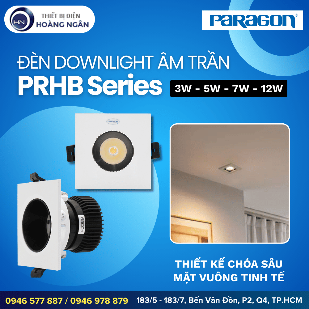 Đèn Downlight Âm Trần PRHB Series Paragon