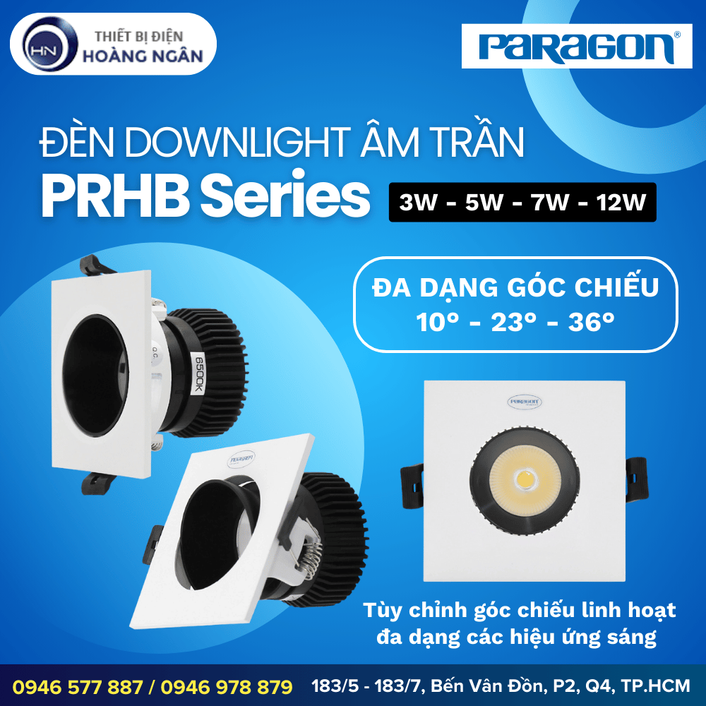 Đèn Downlight Âm Trần PRHB Series Paragon