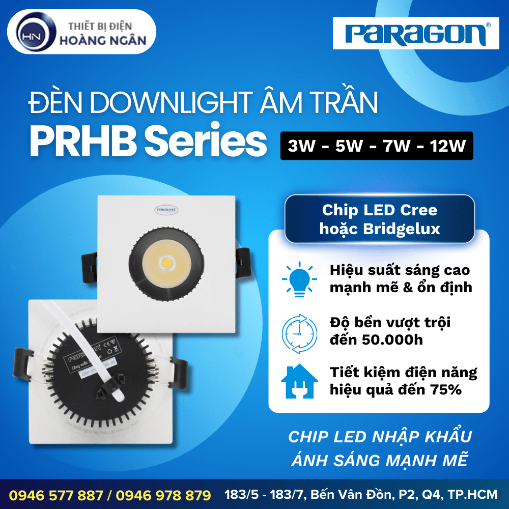 Đèn Downlight Âm Trần PRHB Series Paragon