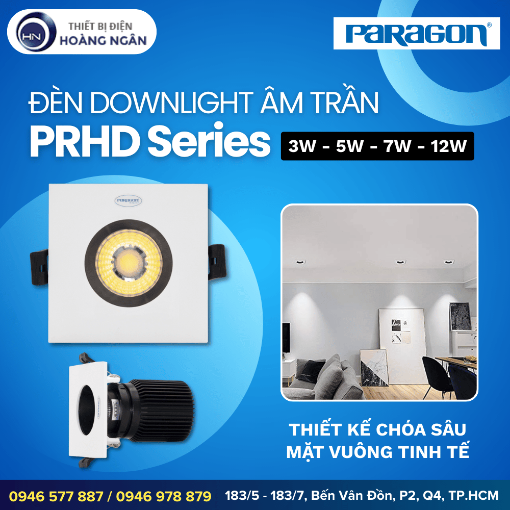 Đèn Downlight Âm Trần Paragon PRHD Series