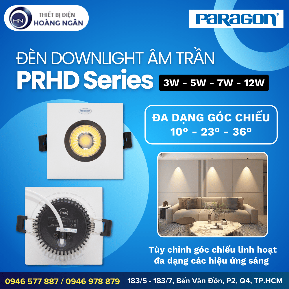 Đèn Downlight Âm Trần Paragon PRHD Series