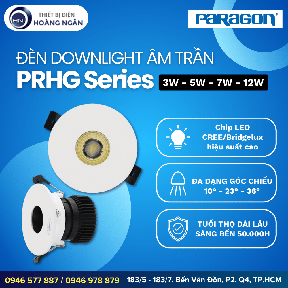 Đèn Downlight Âm Trần Paragon PRHG Series