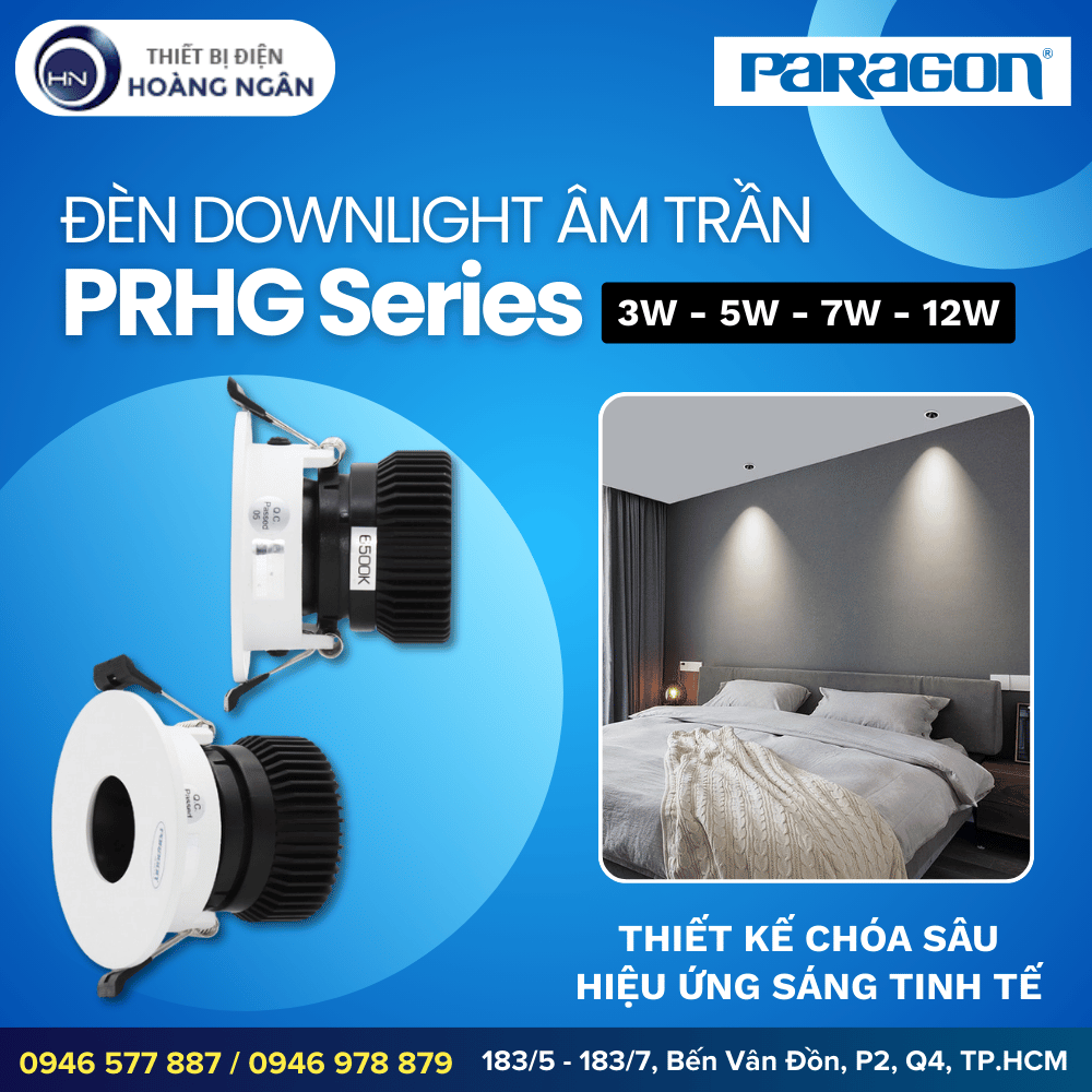 Đèn Downlight Âm Trần Paragon PRHG Series