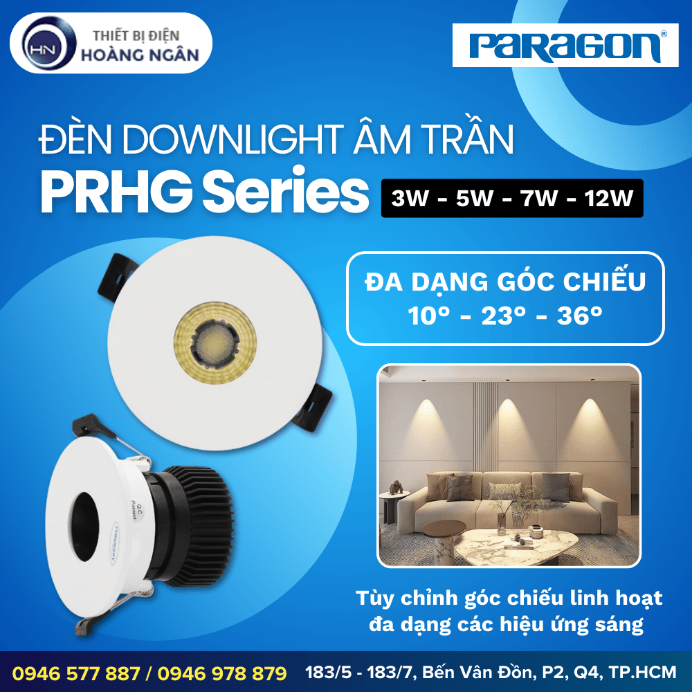 Đèn Downlight Âm Trần Paragon PRHG Series